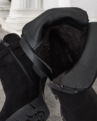 Royalfashion Women's high-heeled boots Molin