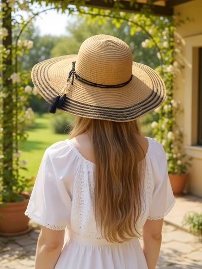 Royalfashion Women's straw hat Rionnav