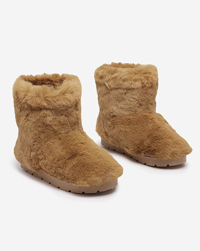 Sieviešu sniega zābaki kamieļu krāsā Ottola- Footwear