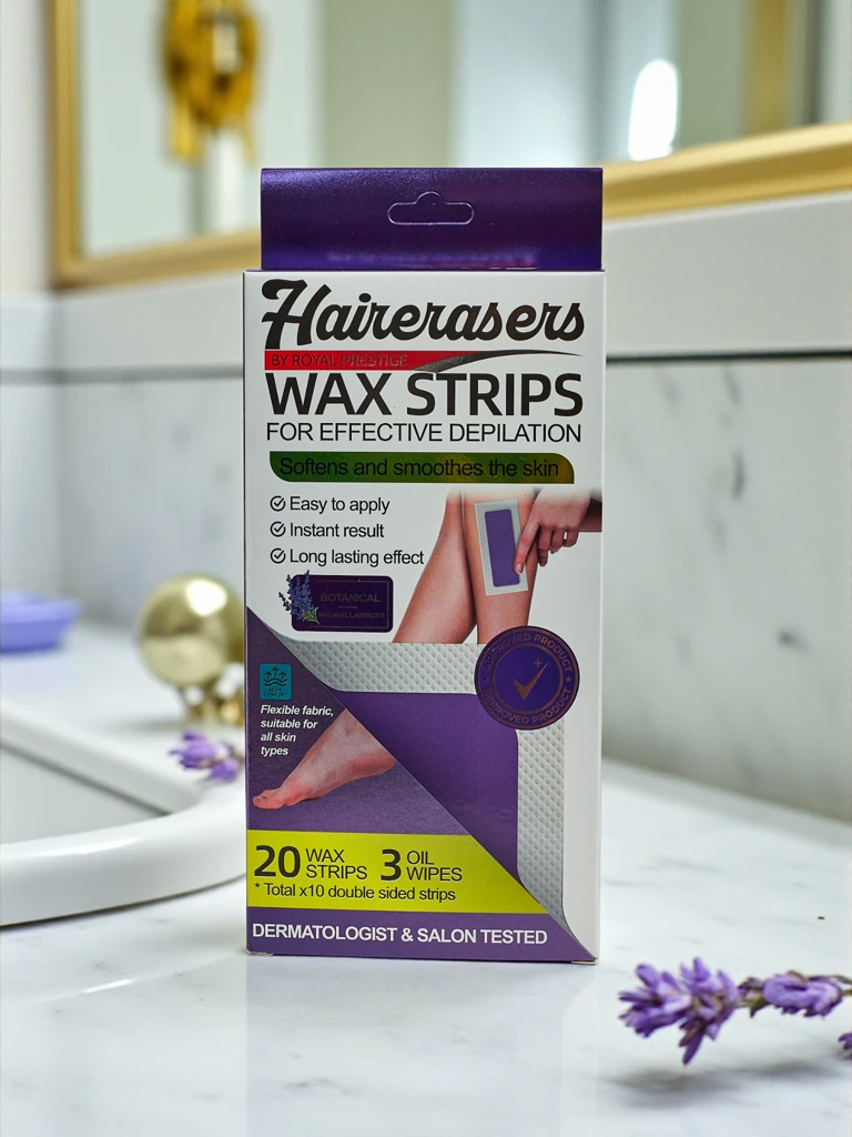 Lav: Wax strips fo body hai removal