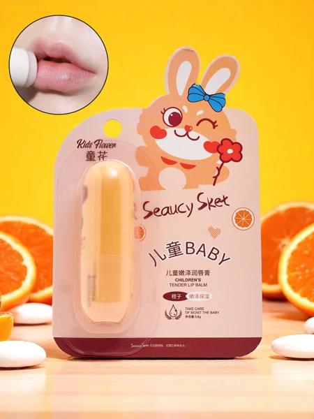 Bērnu lūpu balzams – mitrina un atjauno – apelsīnu
