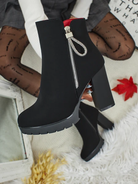 Women's Eco-Leather Heeled Ankle Boots Marellin