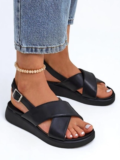 Royalfashion Sieviešu sandales uz grūbas zoles Riva Star