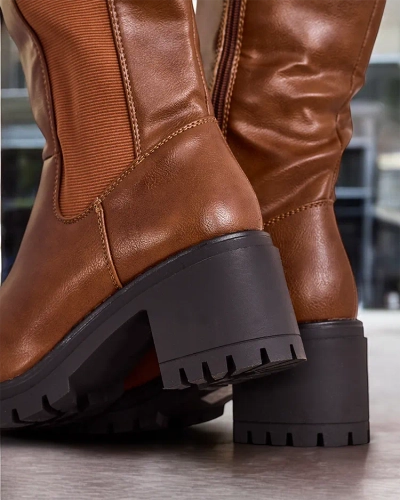 Женские длинные сапоги Royalfashion Fazinn