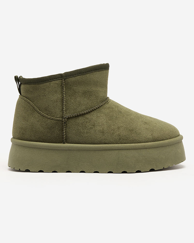 Royalfashion Green женские сапоги на платформе Ersinella