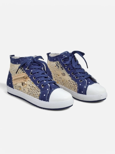 Royalfashion High women's sneakers a'la Jeans