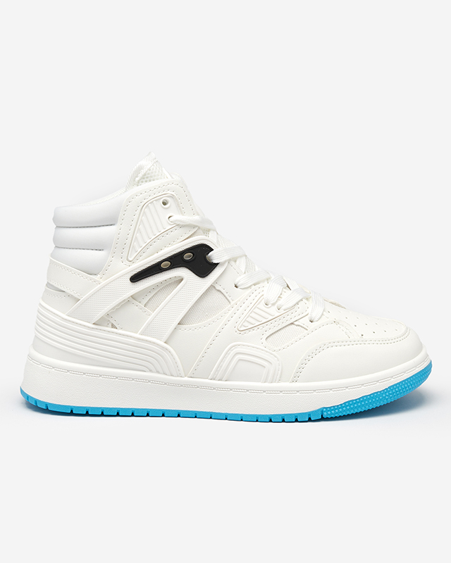White women's interesting high-top sports shoes Gisore - Footwear