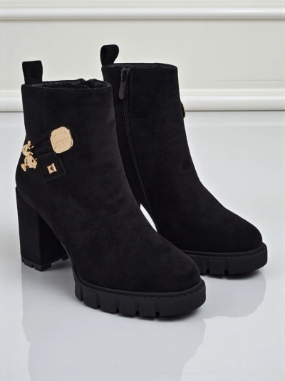Women's Eco Suede Heeled Ankle Boots Bearr