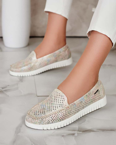 Royalfashion Sieviešu ažūra mokasīni Nafis