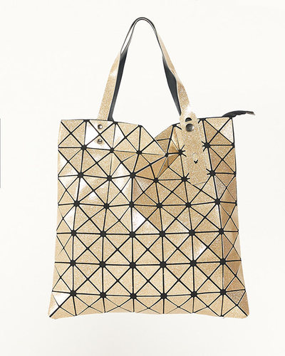 Gold women's brocade handbag - Handbags