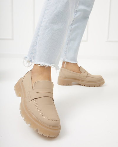 Brown women's shoes Vanocio - Footwear