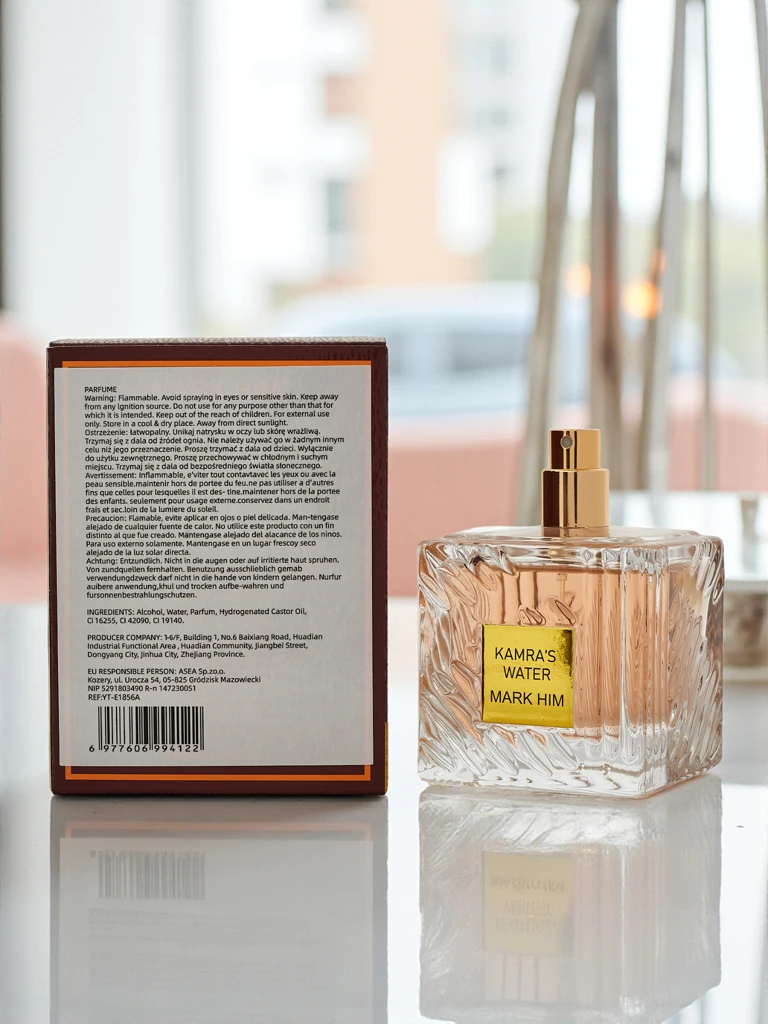 Kamra's Water - luxurious eau de toilette for men