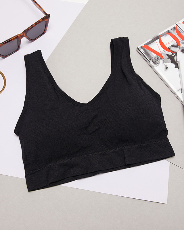 Women's black sports bra - Underwear