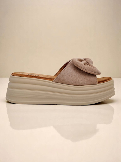 Royal Fashion Women's Platform Slides Givan