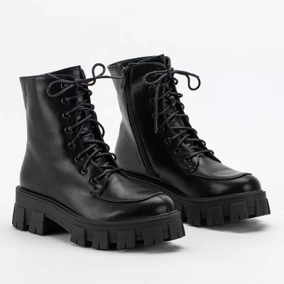 OUTLET Black women's flat-heeled baggers Sinila - Footwear