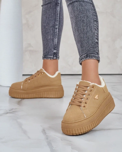 Royalfashion Siltas sieviešu kedas ar kažokādu Noxu