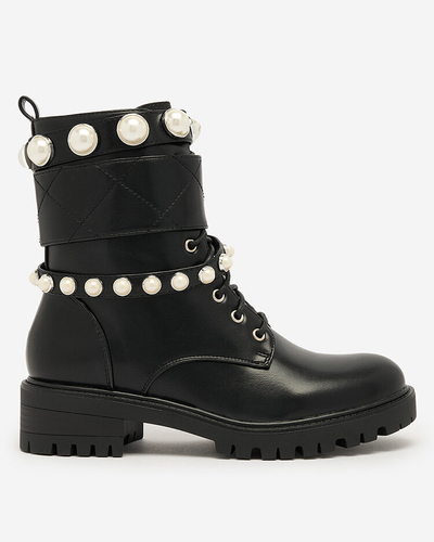 Royalfashion Women's bagger boots in black Fessefy