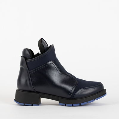 Navy blue women's insulated boots Iryda - Footwear