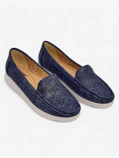 Royalfashion Women's perforated moccasins Besset