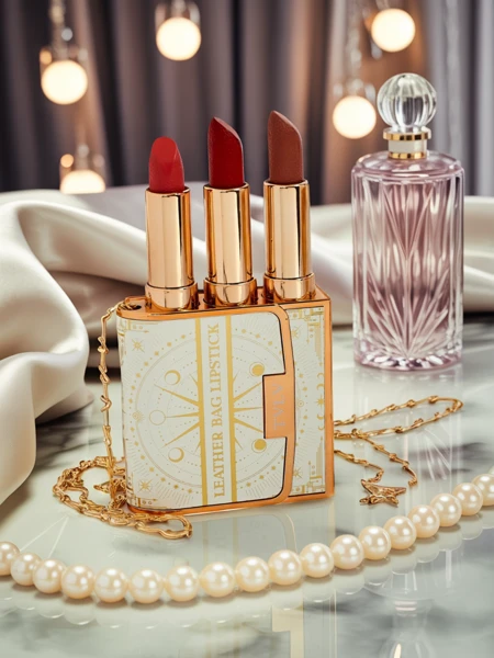 Aphrodite Aurora Luxe — Элегантный Кожаный Футляр с Трио Помад 2,5/10ml Amalfi