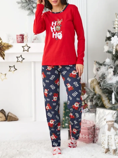 Royalfashion Christmas women's pajamas