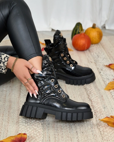 Royalfashion Women's boots in black Selilka