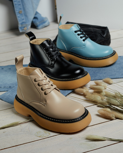 Sieviešu bēšas krāsas zābaki Tarraf- Footwear