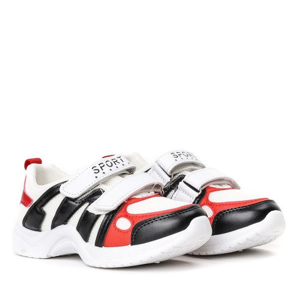 White athletic girls Kameliane shoes - Footwear 1