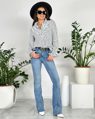 Royalfashion Женская рубашка с принтом