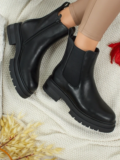 Botki damskie eko skórzane Solmira