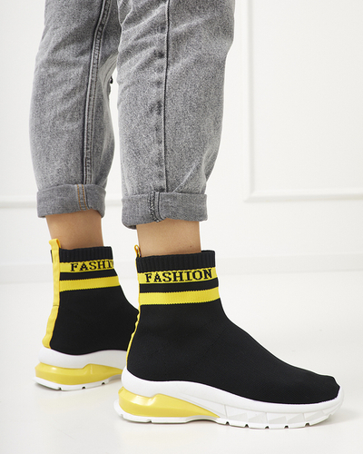 Jammy Black Tall Women's Sports Shoes - Footwear