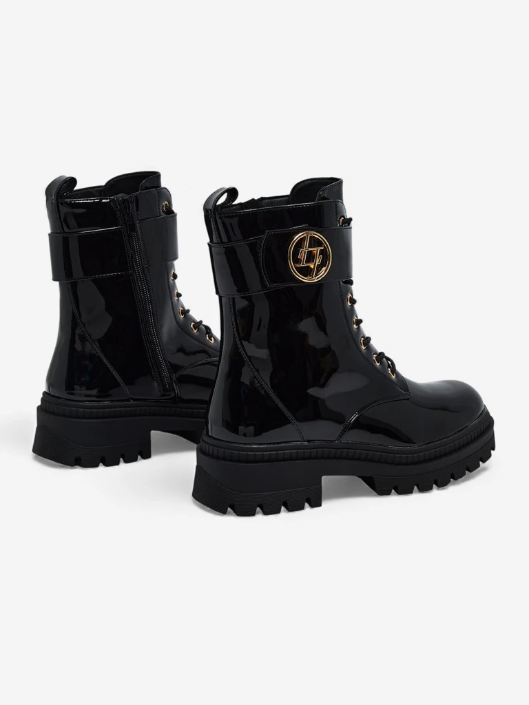 Лакированные женские ботинки Eulin из экокожи