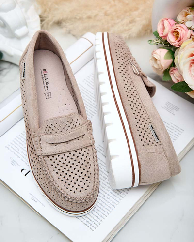 Royalfashion Sieviešu ažūra mokasīni Leteller