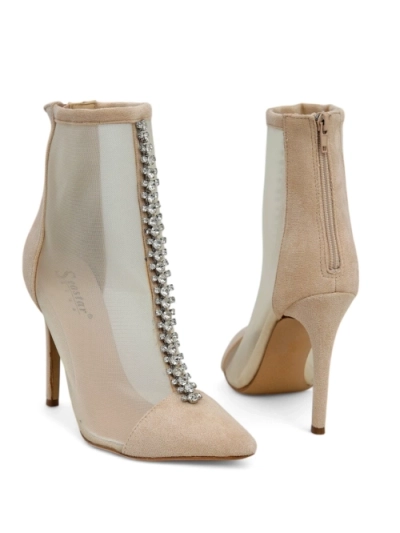 Royalfashion Women's ankle boots on a stiletto heel Amaelika