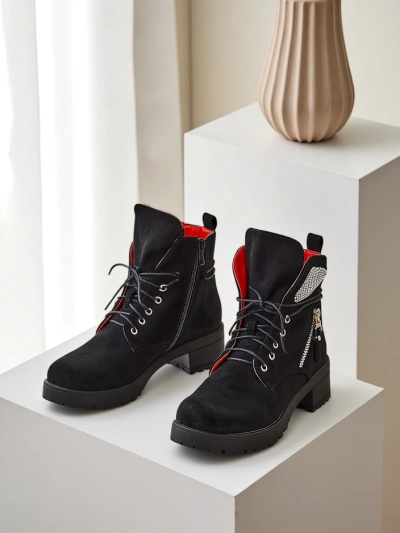 Royalfashion Women's ankle boots worker Volio