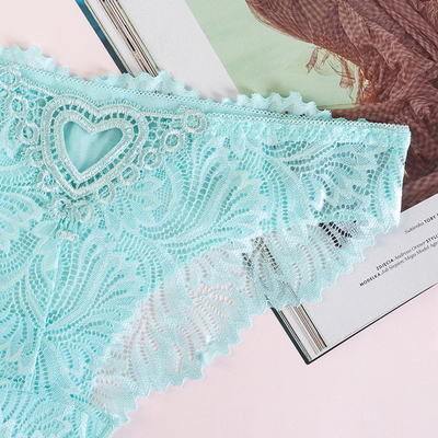 Women's mint lace panties - Underwear