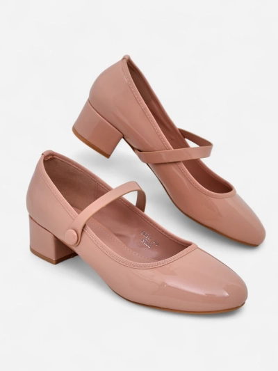 Royalfashion Damskie czółenka na niskim obcasie Omagga