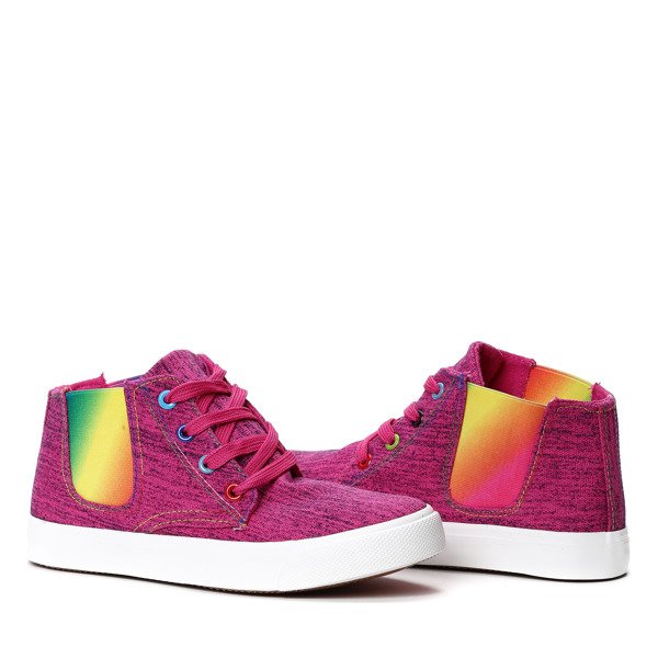 Pink high-top trainers Yamileth- Footwear