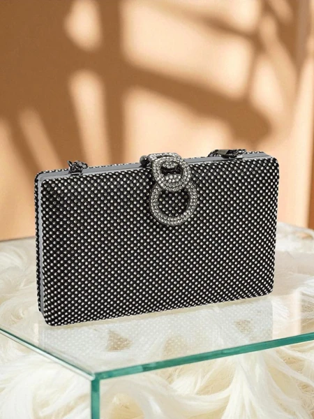 Royalfashion Женская сумка-клатч с цирконами Armeddo