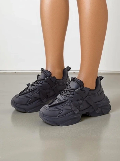 Royalfashion Women's platform sports sneakers Rensis