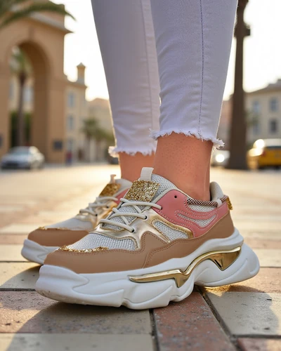 Royalfashion sieviešu kedas uz biezas zoles Lesalli