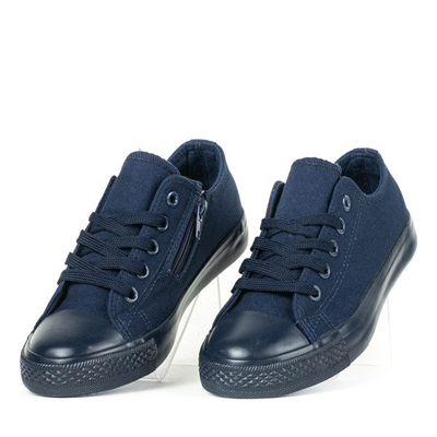 Maite navy blue lace-up sneakers - Footwear