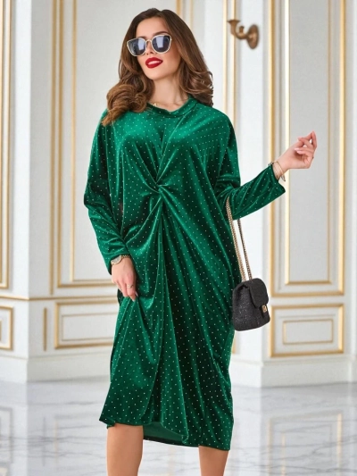Royalfashion Women's dress with gathering
