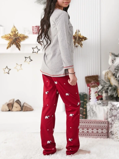 Royalfashion Christmas cotton children's pajama with polar bears