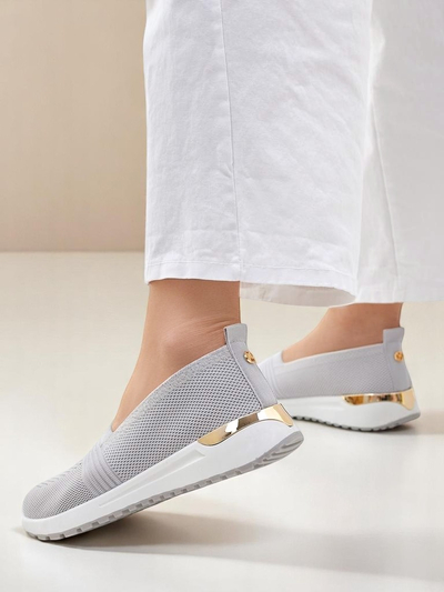 Женские тканевые туфли-слипоны Royalfashion Perfeti