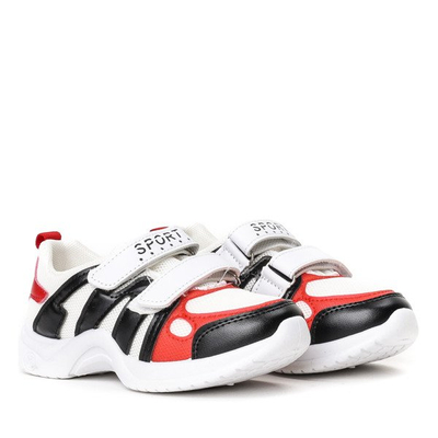 White athletic girls Kameliane shoes - Footwear 1