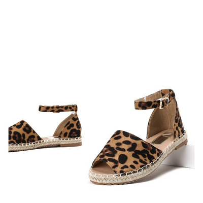 Panther espadrilles with cutout Royal - Footwear