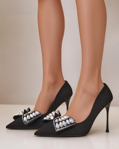 Royalfashion Sieviešu augstpapēžu kurpes ar lentīti Cocarte