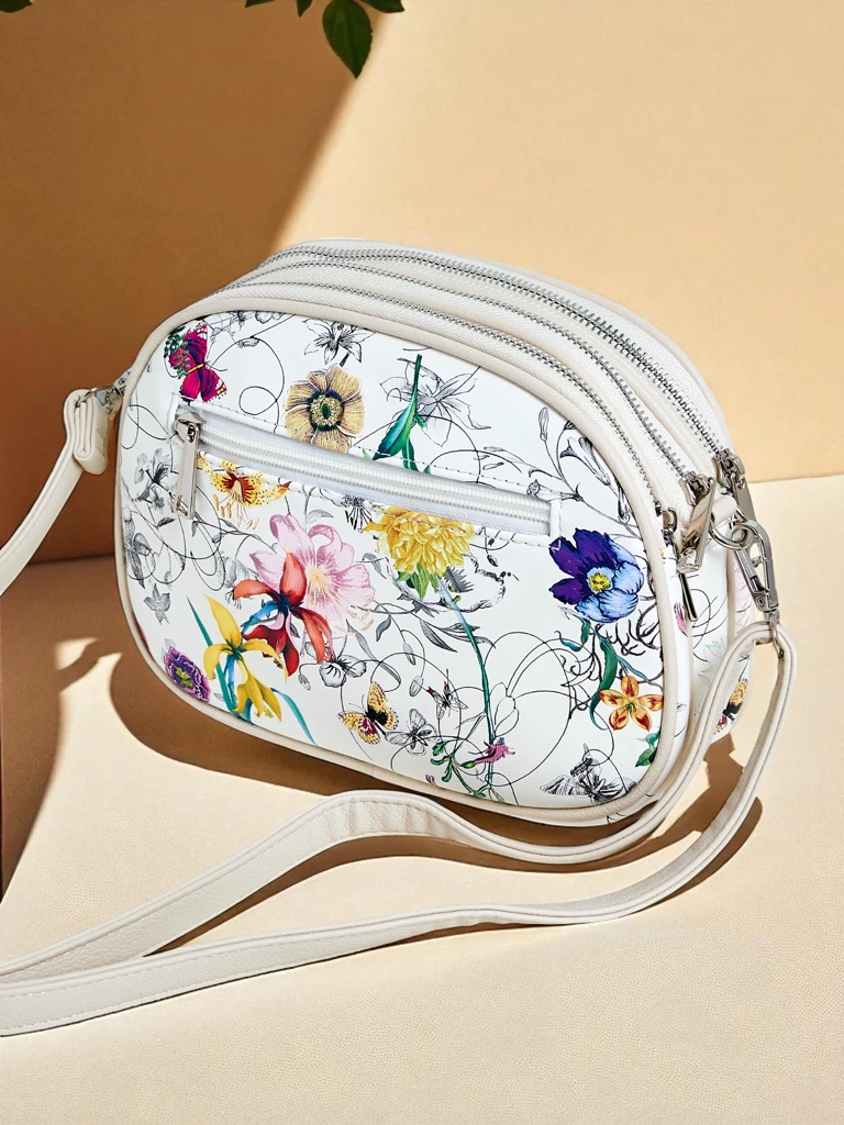 Royalfashion Small women's handbag made of eco leather Floriana