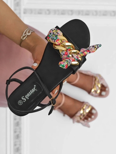 Royalfashion Naiste tasasel tallal sandaalid BareLuxe